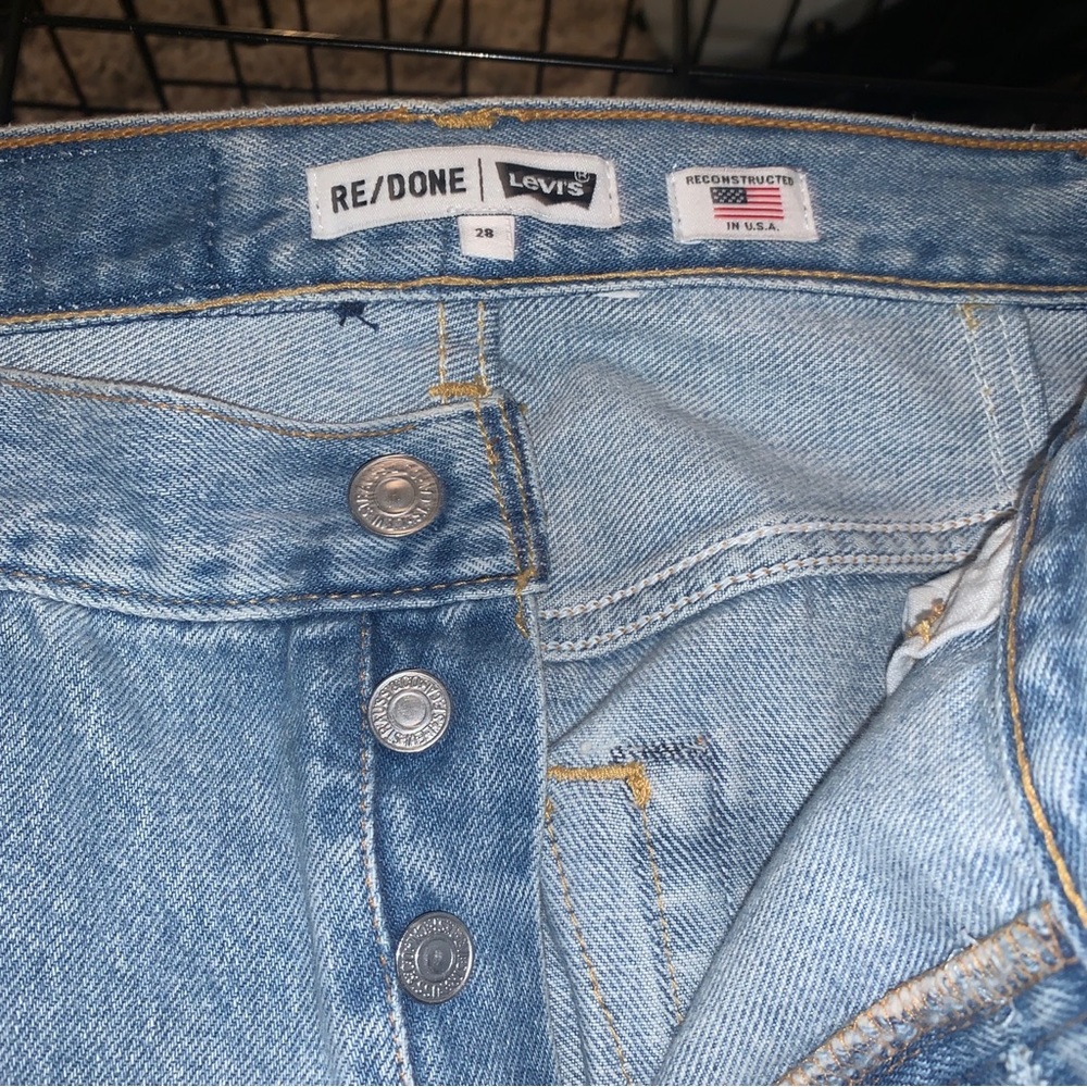REDONE levi mega bell bottom high waist size 28